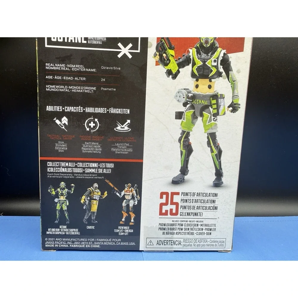 Apex Legends Series 4 Octane Hit and Run 6-inch Action Figure By Jakks Pacific